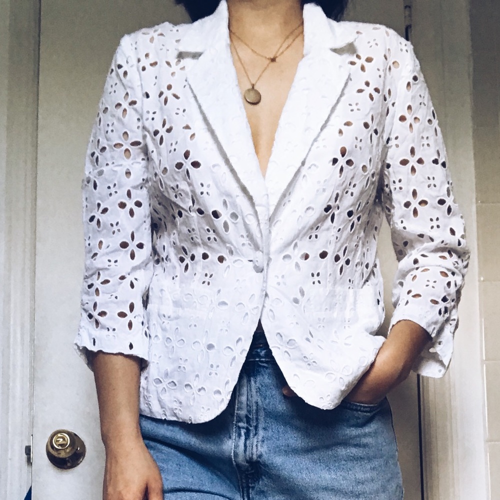 Eyelet blazer - Picture 2 of 5